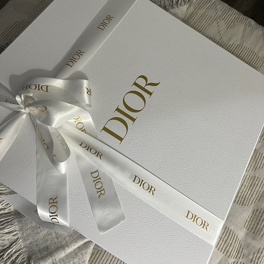 Large book tote box and shopping bag Christian Dior